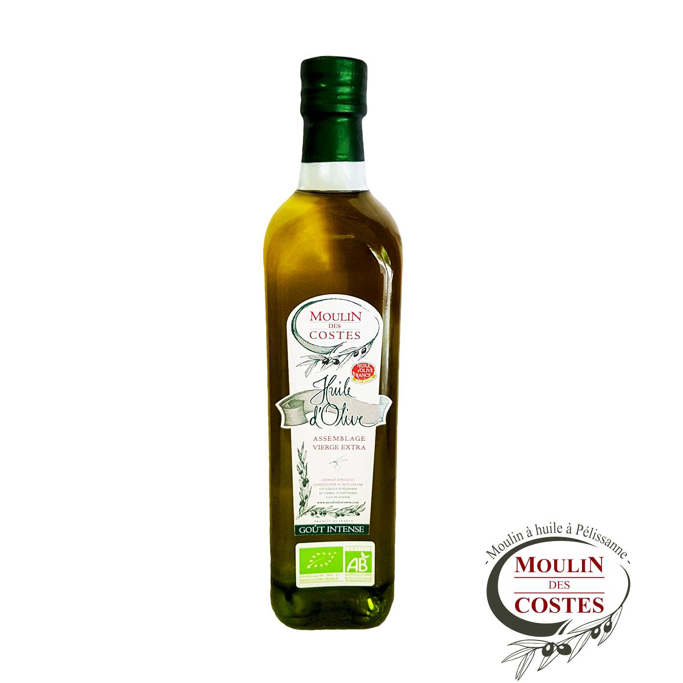 Huile d'Olive Fruité Vert - Goût Intense bio