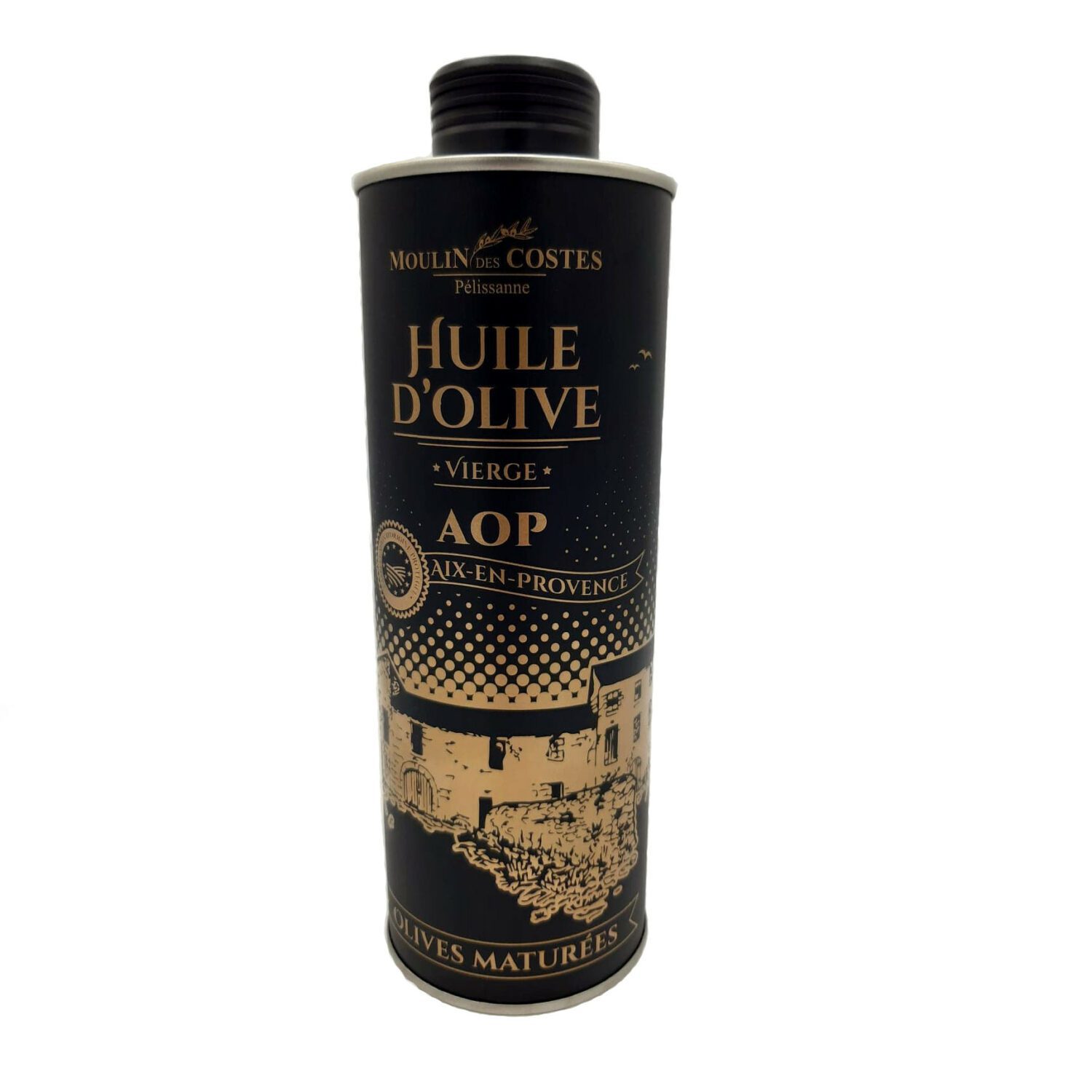 Huile d'Olive AOP Aix en Provence - Maturée - Bidon Premium 0,5L