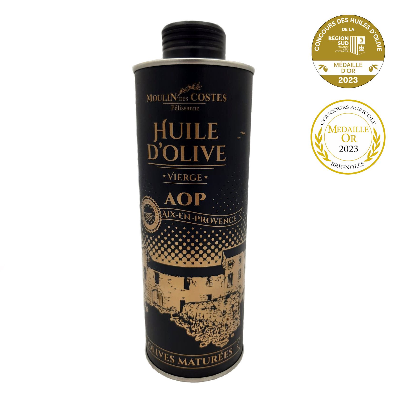 huile d'olives maturées premium or 23
