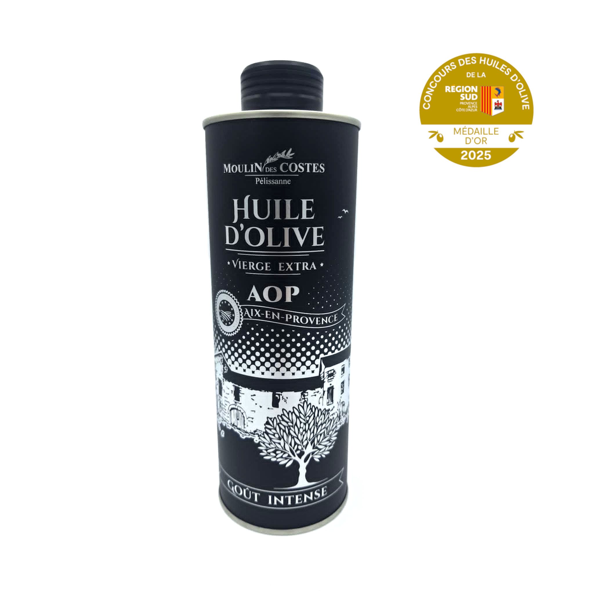 Huile d'Olive AOP Aix en Provence - Verte - Bidon Premium 0,5L